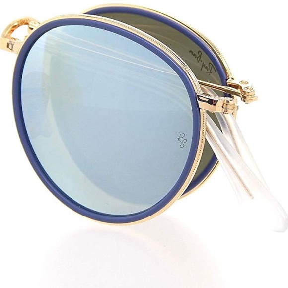 Ray-Ban Round Folding Sunglasses - Picture 3 of 4